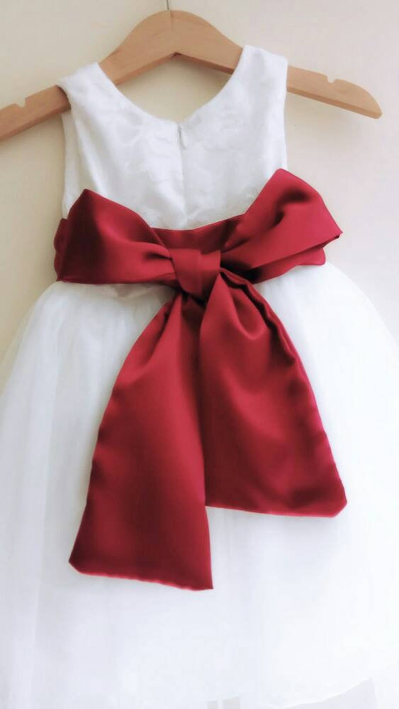 maroon dress for flower girl