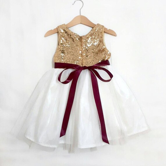 white and gold theme dress