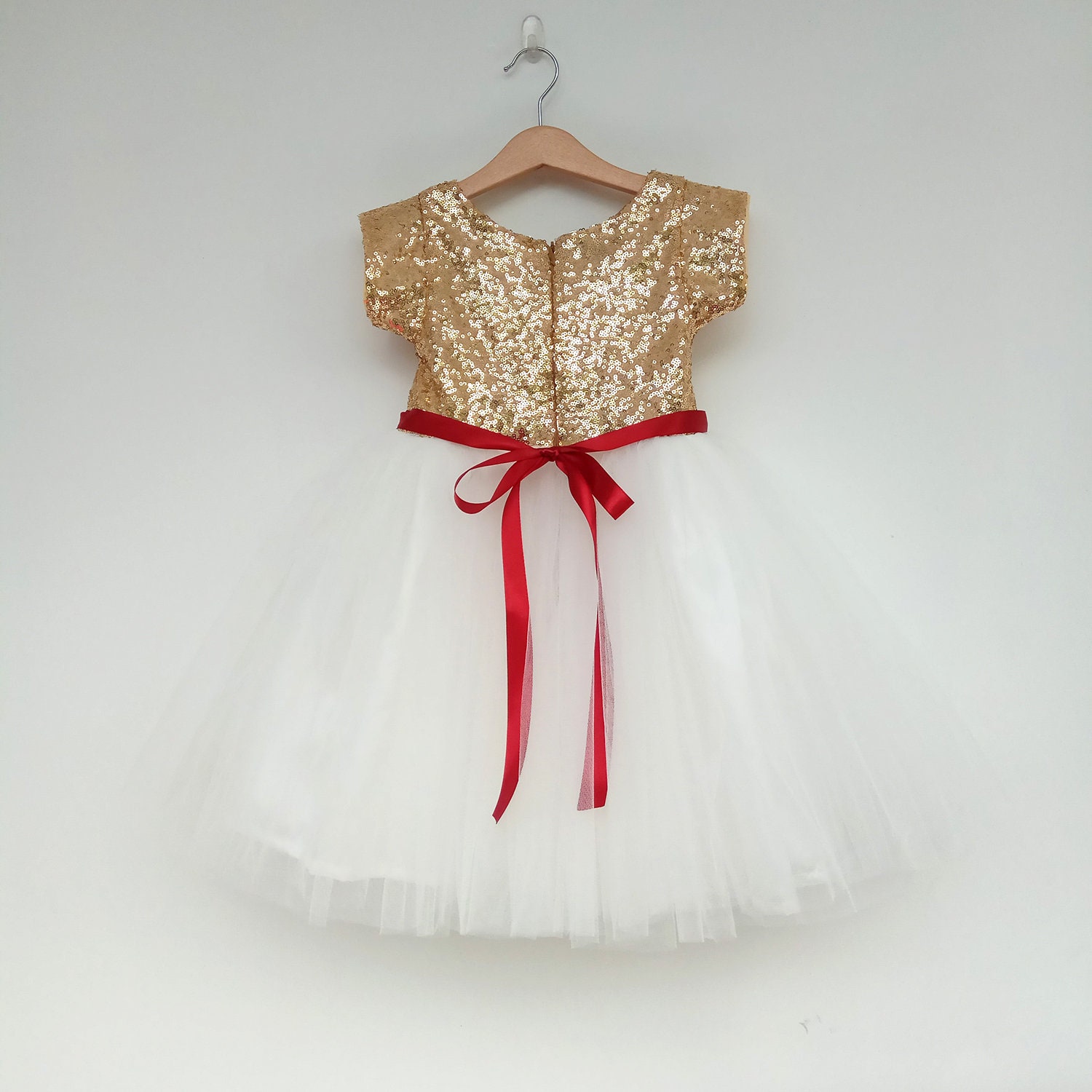 white christmas dresses Red & White Plaid Short Sleeve Baby Girl & Toddler Dress – Carriage Boutique main image 1
