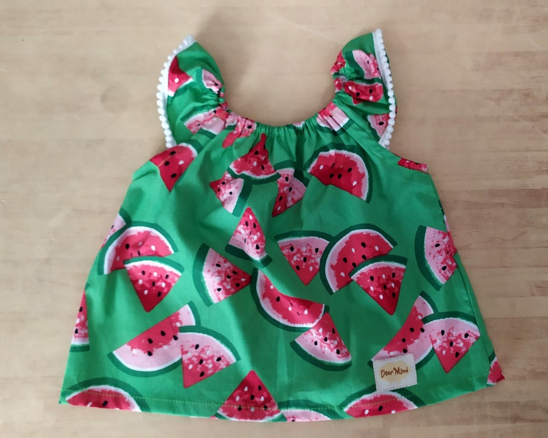 baby girl gift baby shower gift Watermelon baby set clothes green and red watermelon cotton baby clothes summer baby clothes