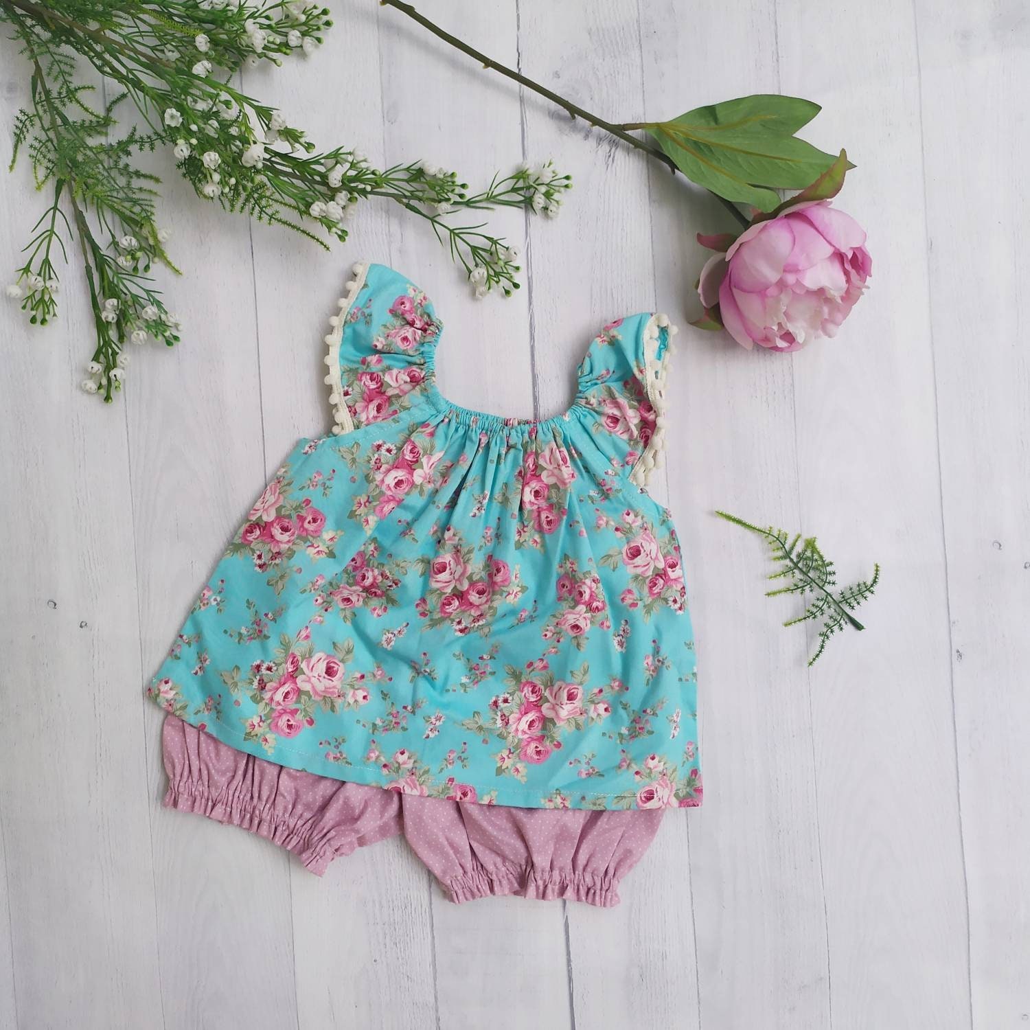 Pink and blue brand baby clothes sales