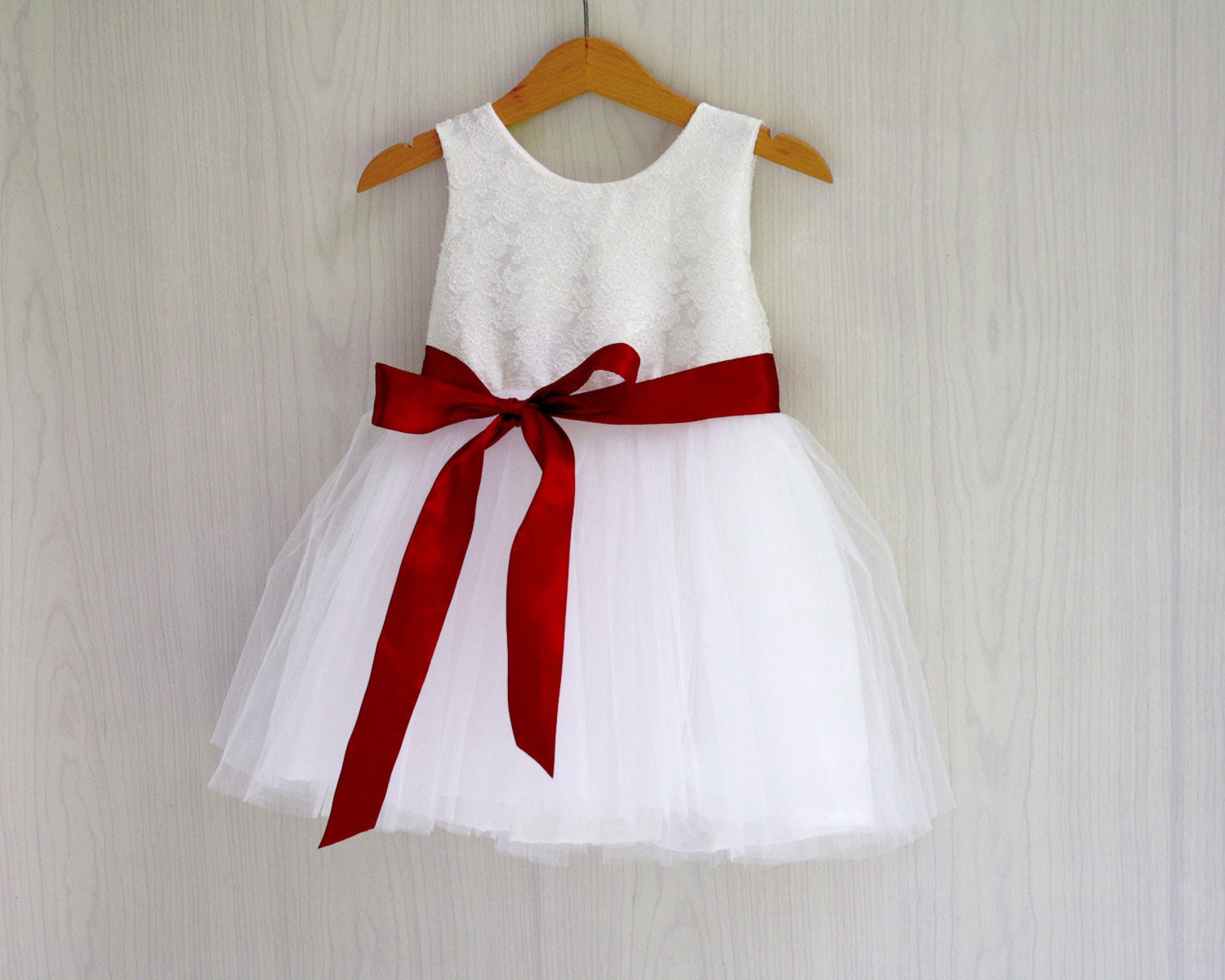 Ekidsbridal Wedding Pageant Rose Petals White Tulle Flower Girl Dress  Toddler Special Occasion 302T 16 - Walmart.com