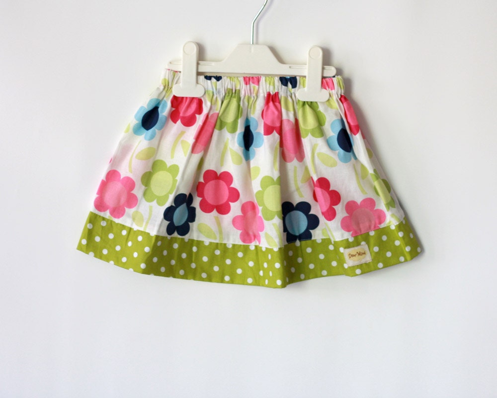Toddler Girl skirt spring/summer floral children skirt girls Etsy