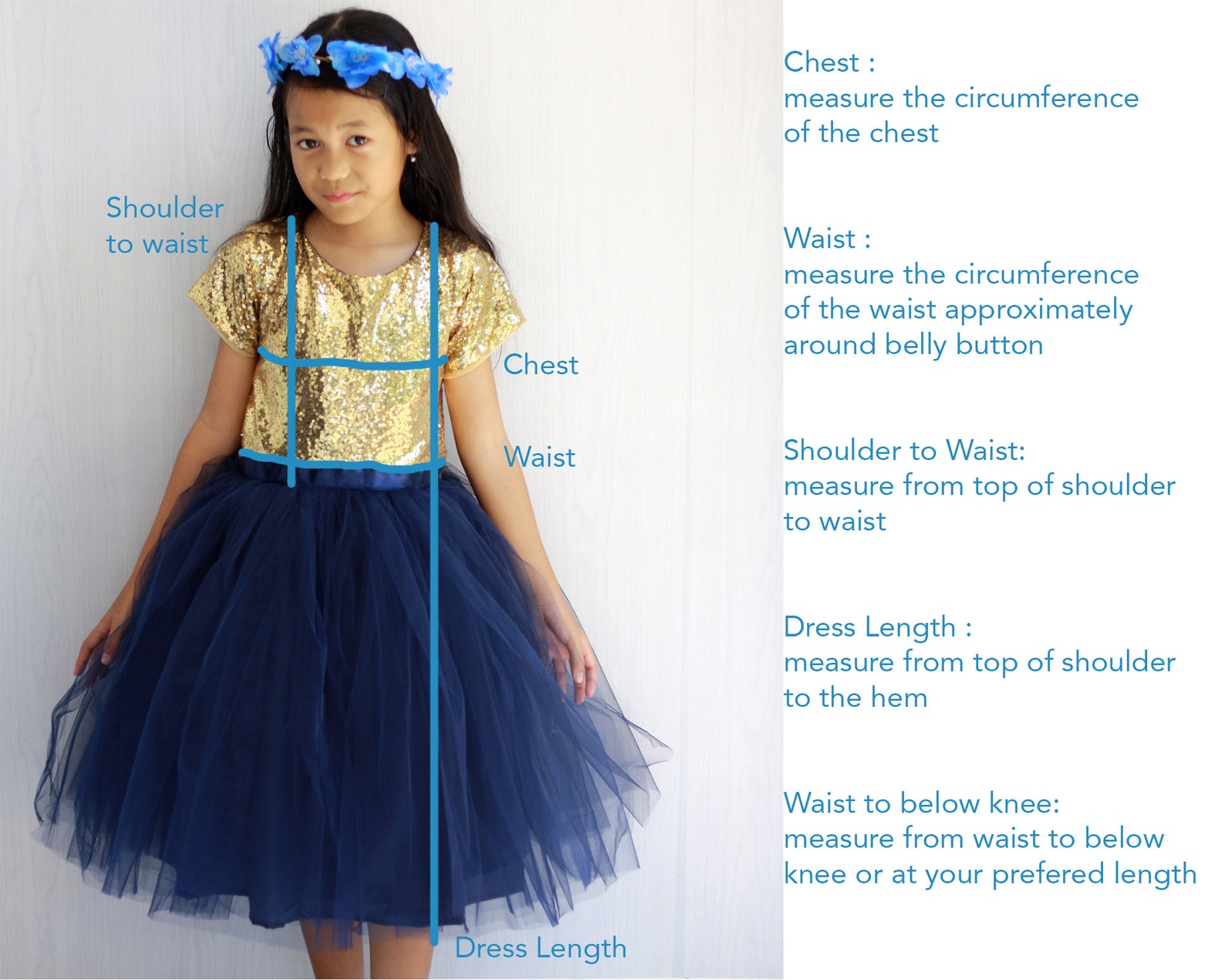 Flower Girl Dress Navy Sash Silver and White Flower Girls Etsy