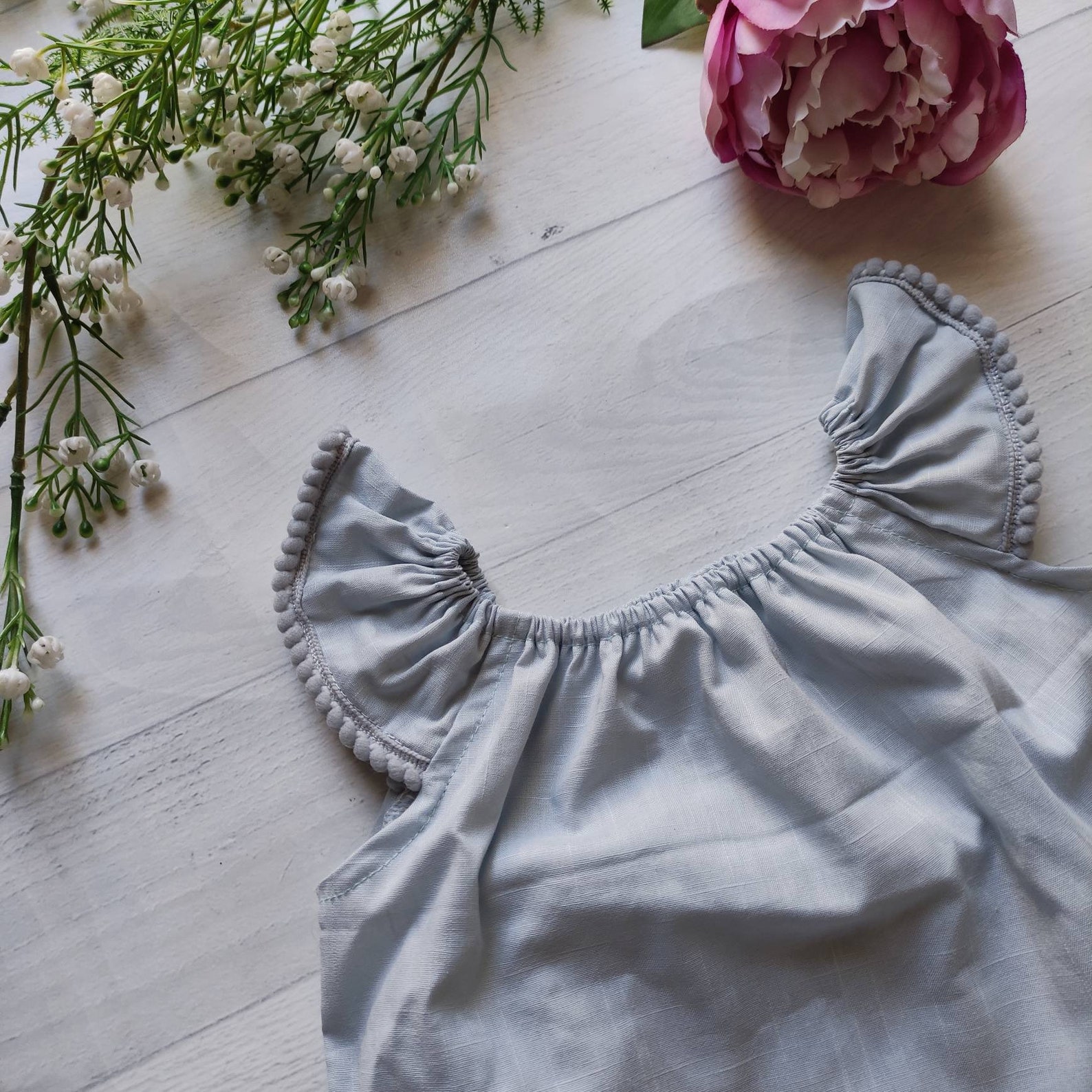 Dusty Blue Baby Clothes Baby Girl Clothes Set Baby Shower - Etsy