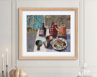 Matcha - A2 limited edition giclée print signed and numbered by Esté MacLeod