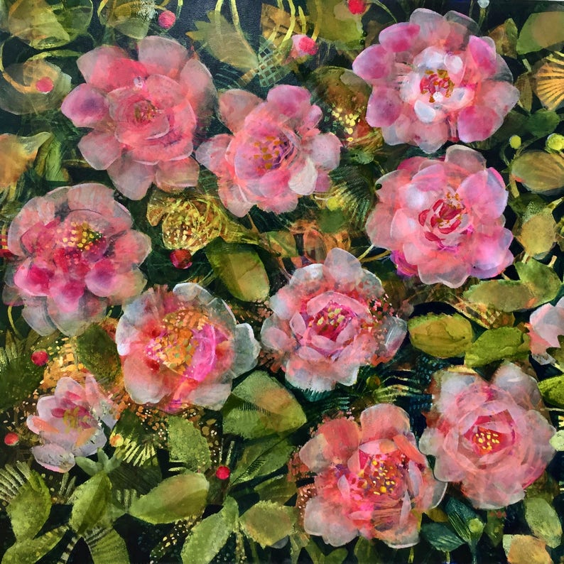 Smell the Roses a Limited Edition Este Macleod Print Etsy