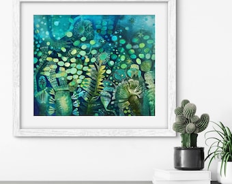 Float - A2 limited edition giclée print signed and numbered by Esté MacLeod
