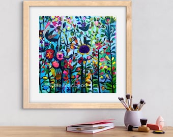 Summer Joy - A2 limited edition giclée print signed and numbered by Esté MacLeod