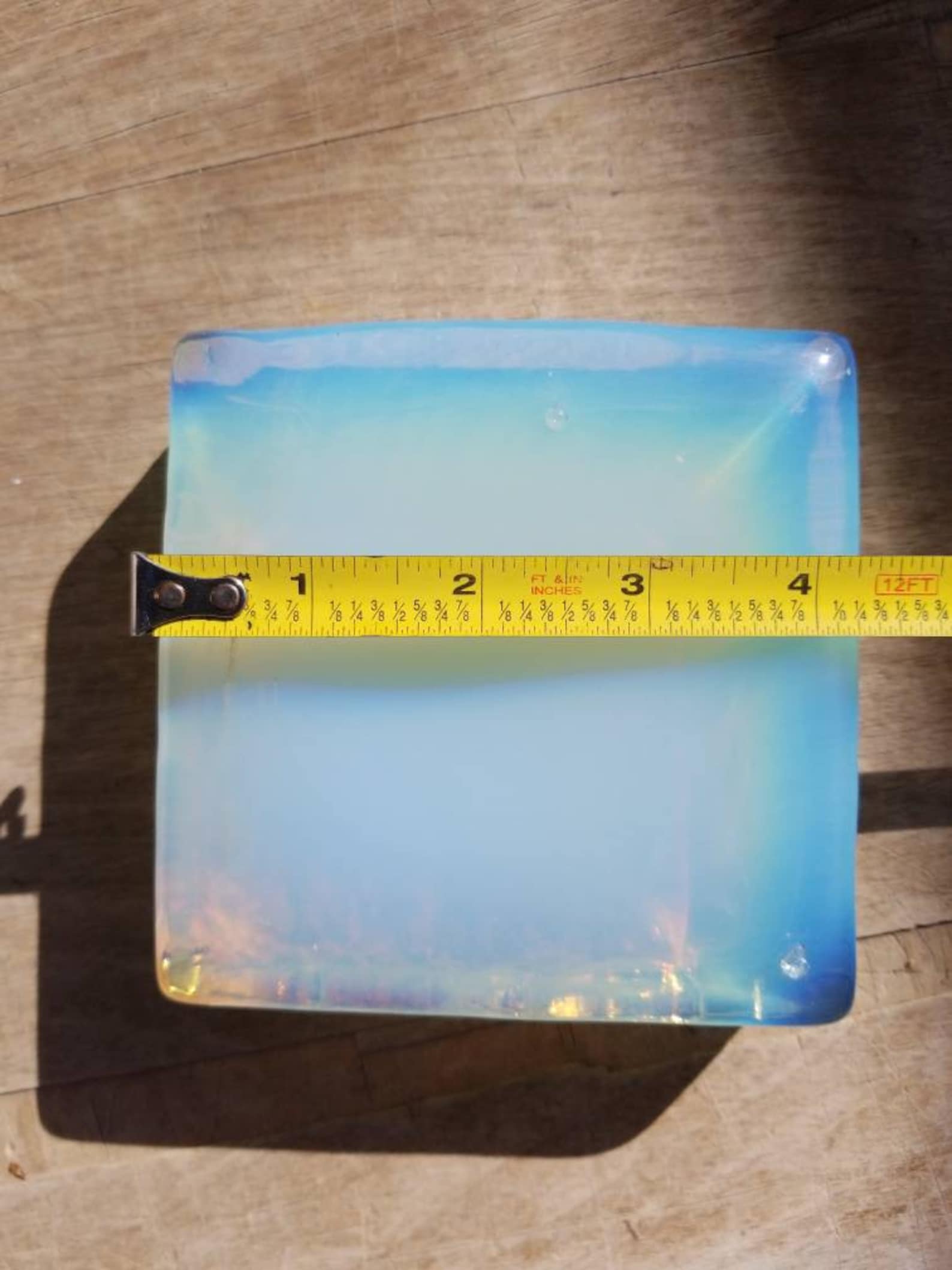 Opalite Synthetic Opal Glass CHIPPED Block Rough for Etsy
