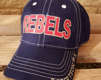 Custom baseball mom hat Crushers team hat either logo or name | Etsy