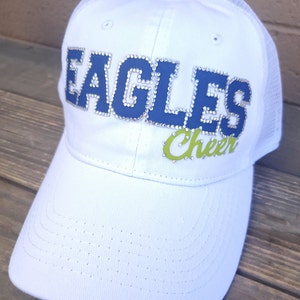 Cheer Team Hats-custom rhinestone designs-your team name and colors