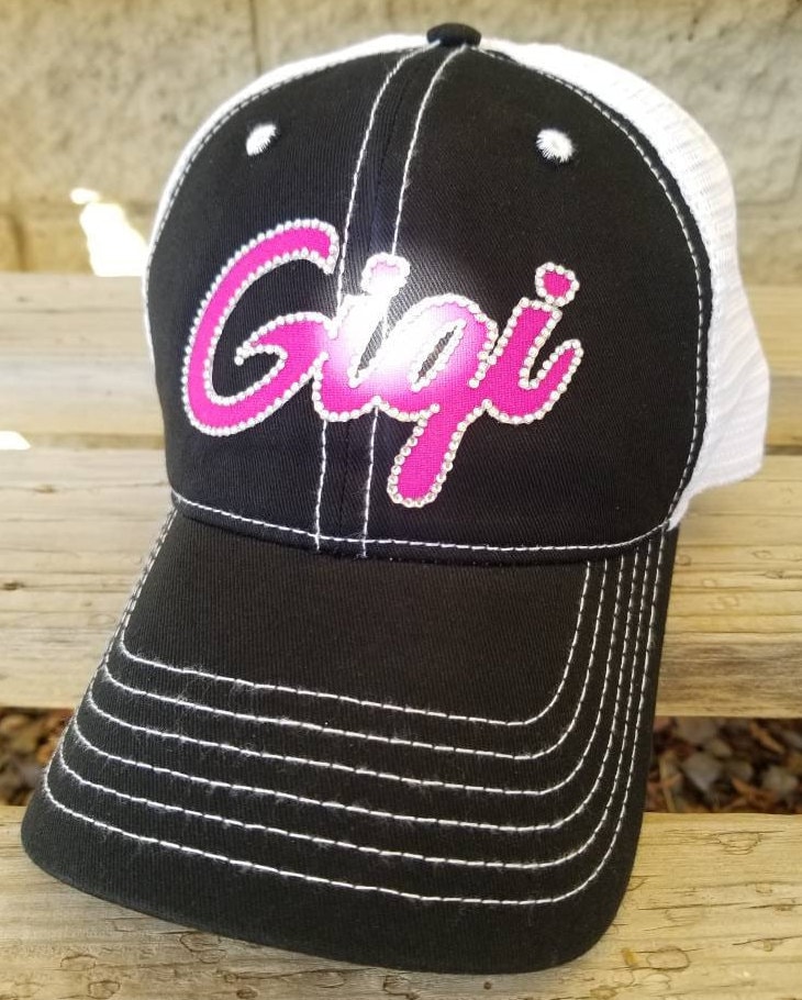 Custom Name Hats Rhinestone Name Hats 