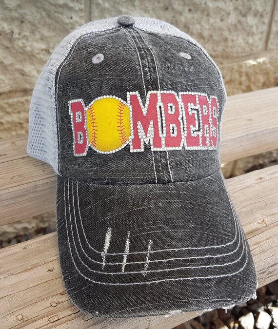 custom softball team hats