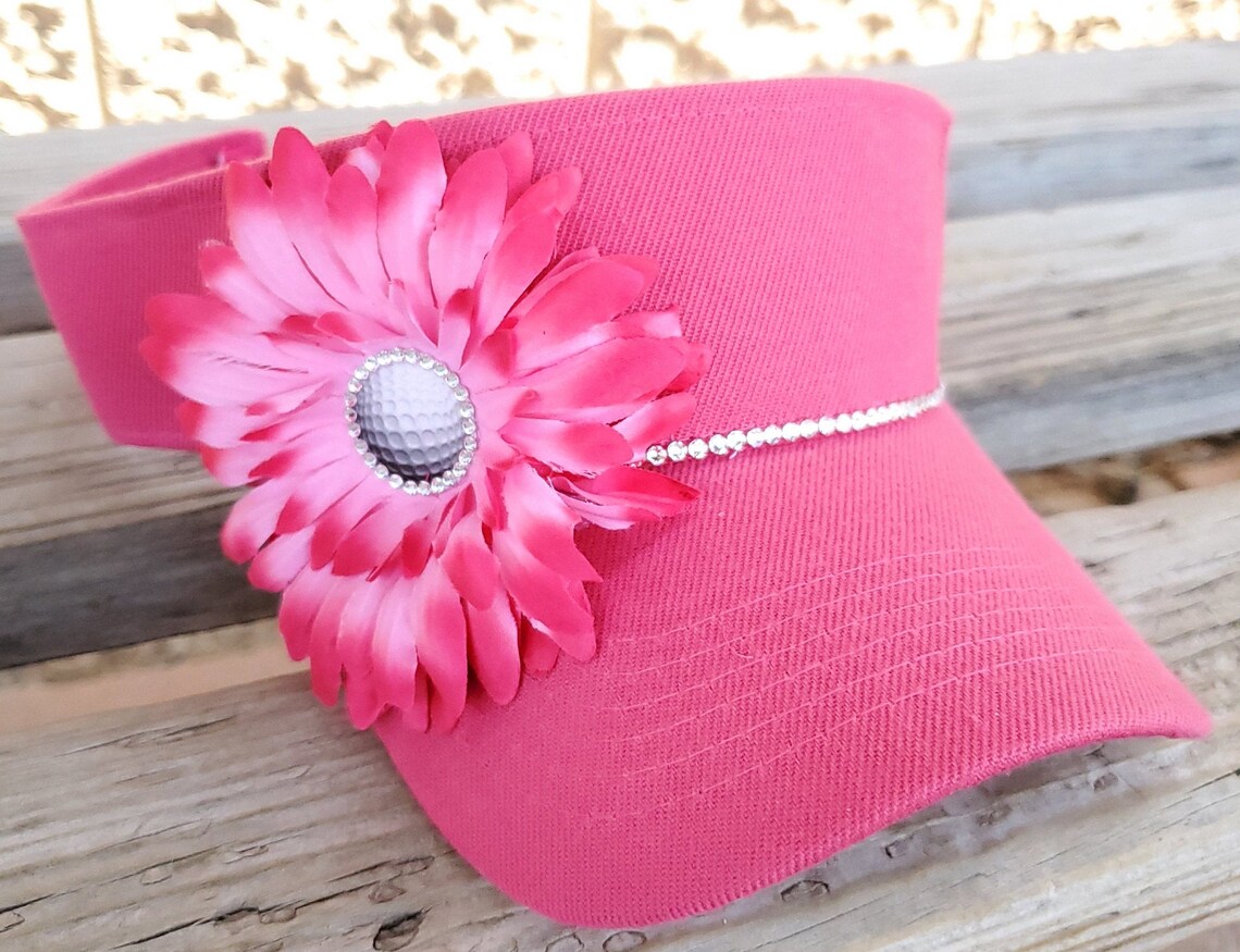 Womens Golf Sun Visors and Golf Hats All Done With Swarovski Etsy