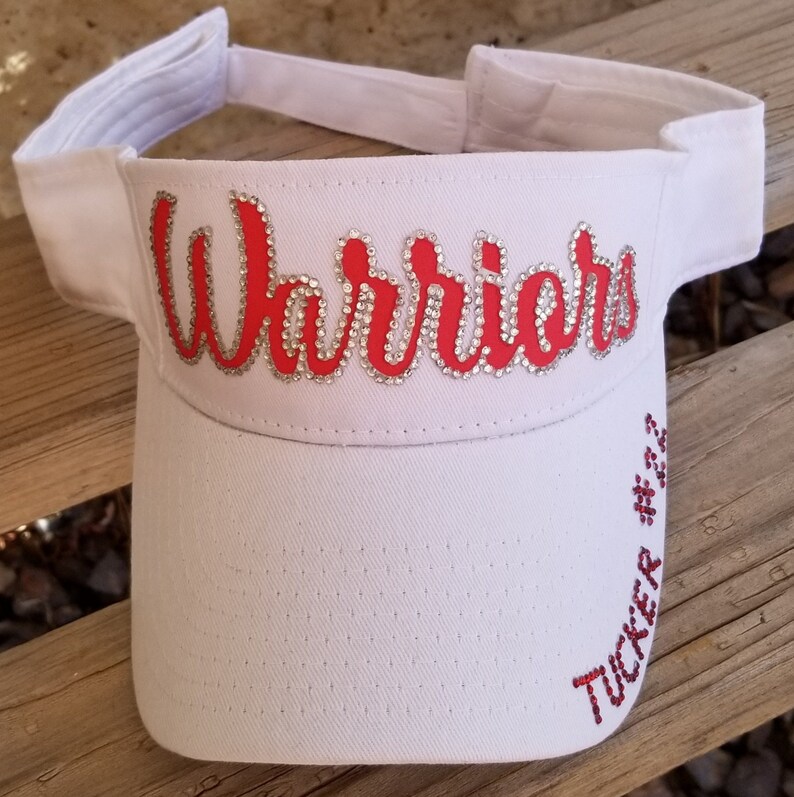 Baseball Team Sun Visors Baseball Mom Sun Visors Bling Team Etsy