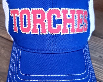 Custom Team Hats, Rhinestone Team Hats, Football Hats for Women, Football Mom Hats