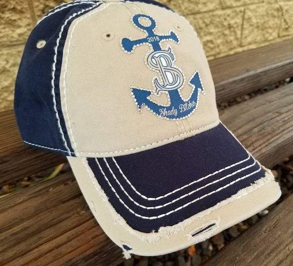 Custom Boat Hats Send your Logo Anchor Hats Boat Hats Lake Etsy