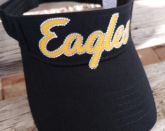Custom Team Sun Visors for baseball moms and softball moms
