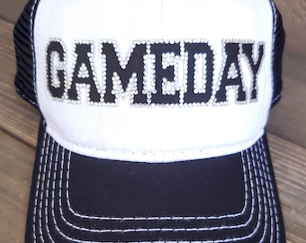 Gameday hats, Baseball Mom Hats, Custom Team Hats- Your teams name in your teams colors!