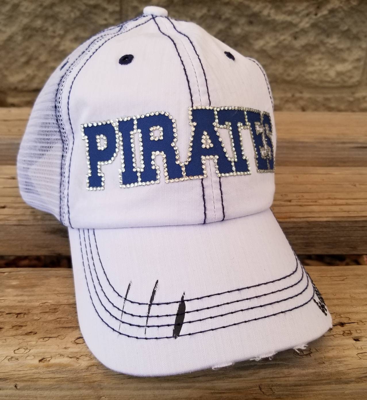 Custom Baseball Hat, Little League Hat, Baseball Mom Hat, Softball Mom Hat, Custom Rhinestone Baseball Hats in Your Teams Colors!