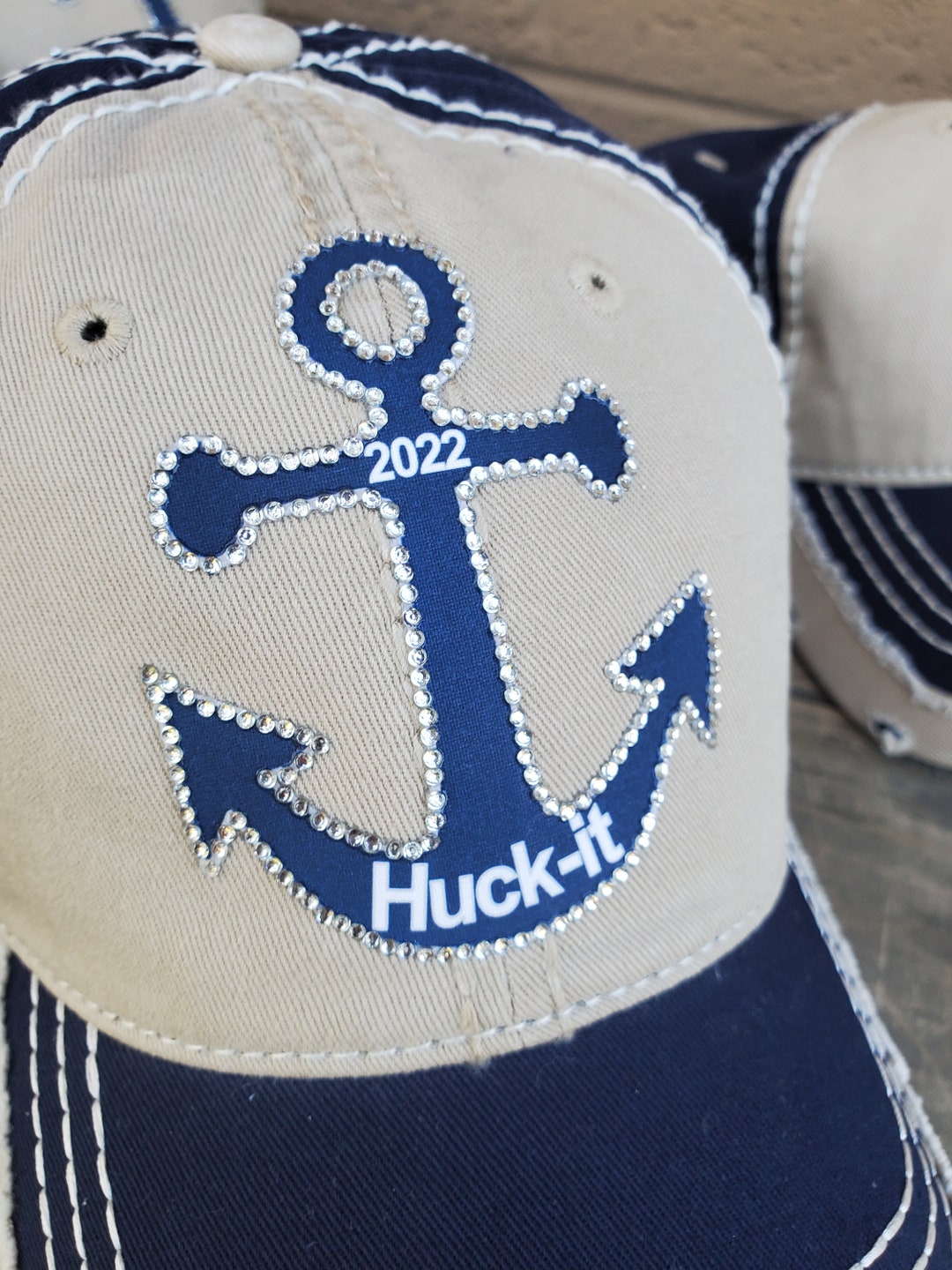 Custom Boat Hats Send Your Logo Anchor Hats Boat Hats Lake Etsy