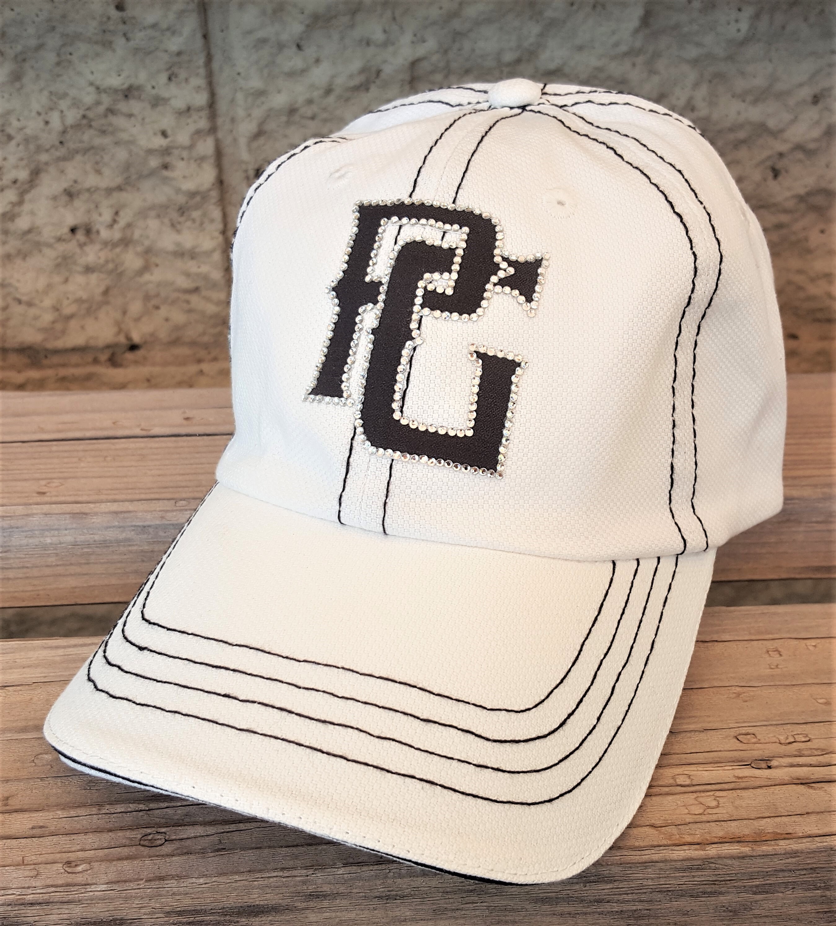 Bling Letter Hats/Custom Logo Hats/Varsity Letter Hats/School Etsy