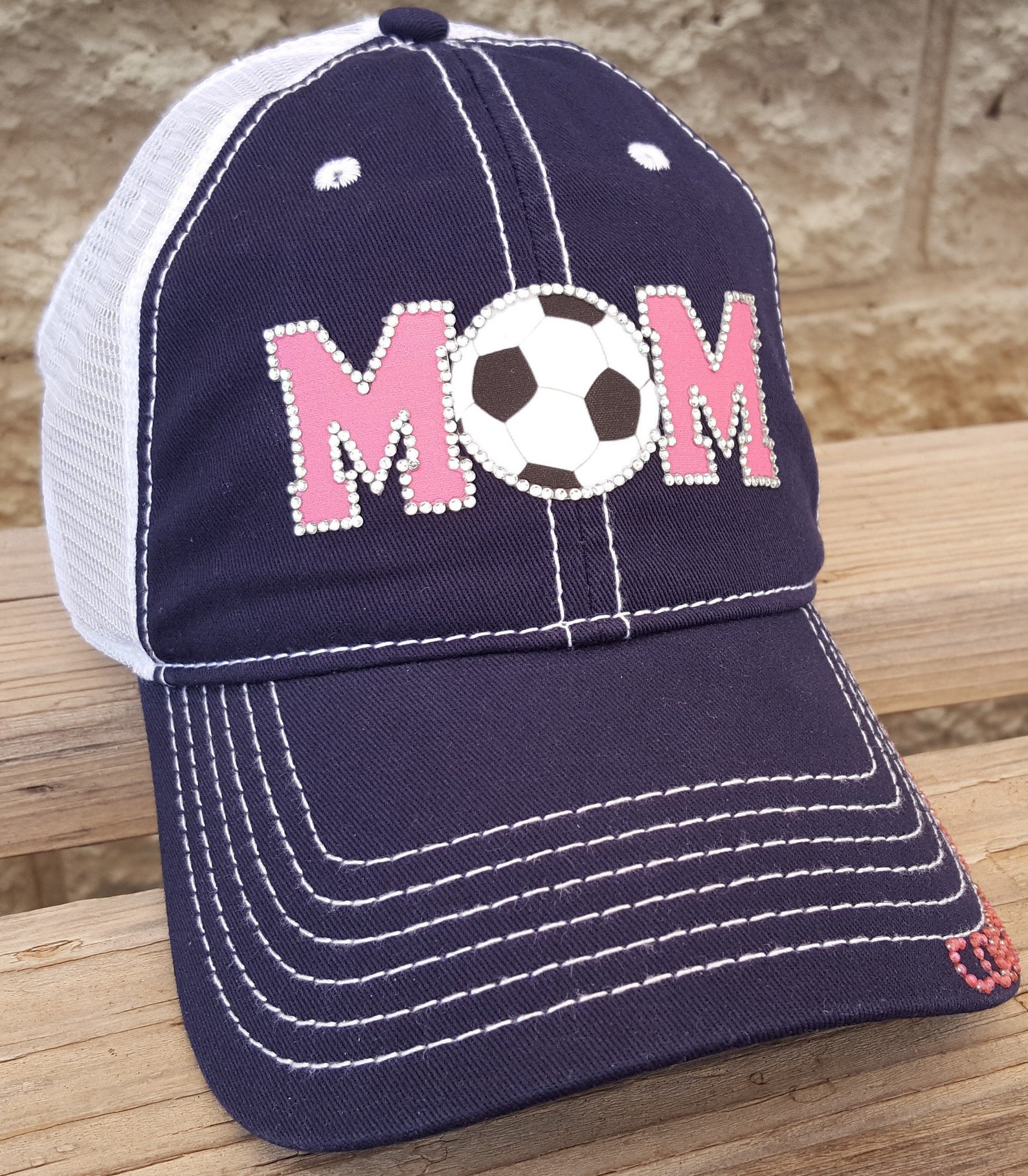 Soccer Mom Hat Soccer Mom Trucker Hat Bling Soccer Mom Hat | Etsy