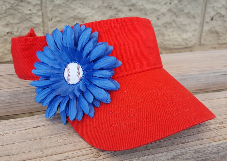 Baseball Grandma Sun Visor Baseball Grandma Flower Hat Etsy