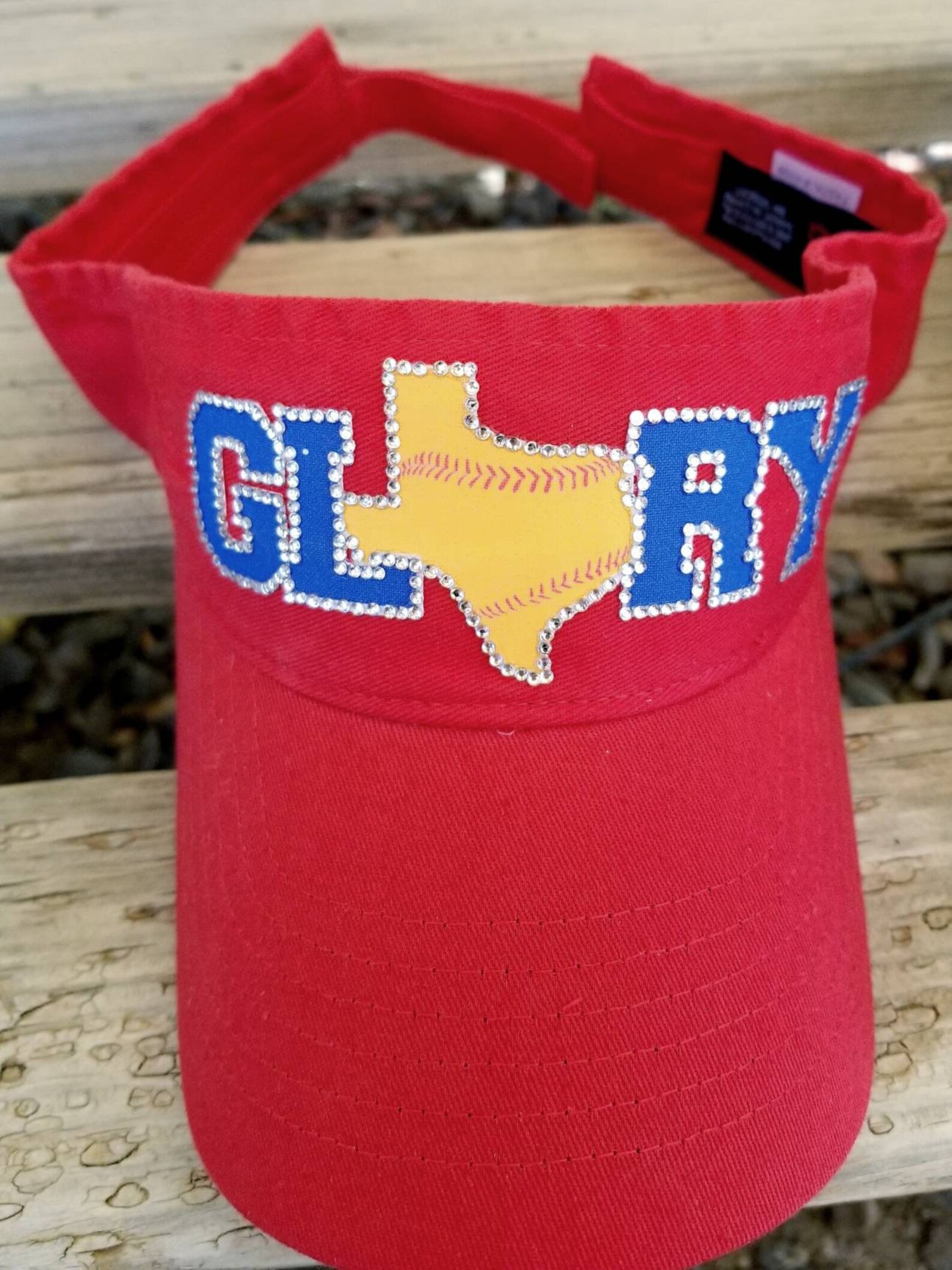 Custom Team Sun Visors Softball Mom Sun Visors Rhinestone Etsy