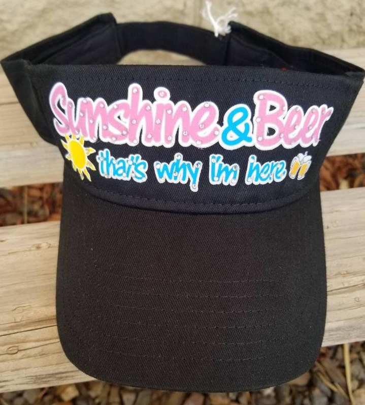 Custom Bling Sun Visors and Hats 