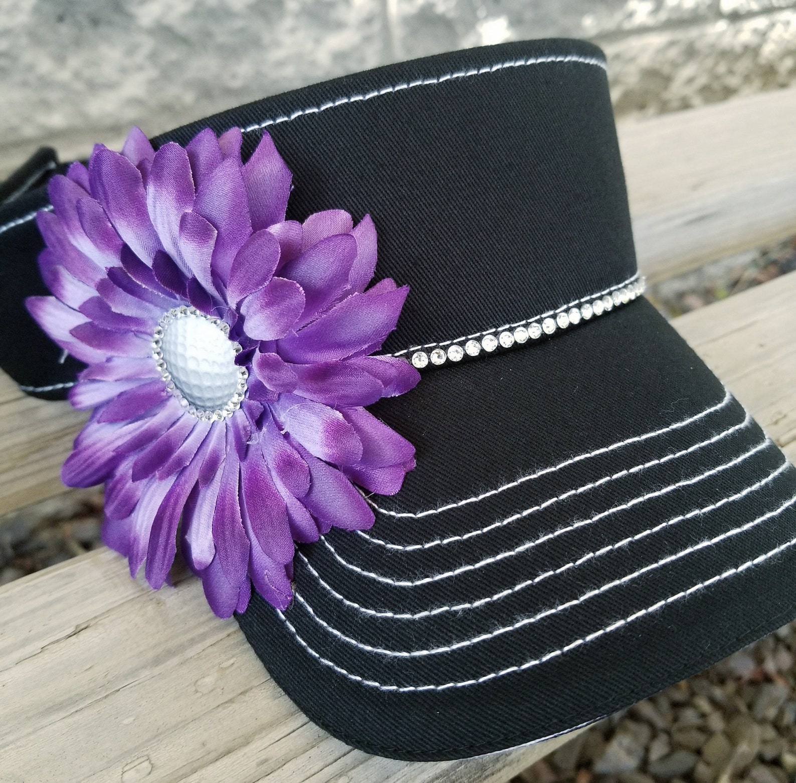 Womens Golf Sun Visors and Golf Hats All Done With Swarovski Etsy