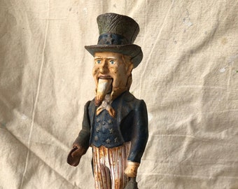 Uncle Sam Plastic Toy Saving Bank With Original Box Mechanical Old Vintage Unbranded With Images Plastic Toys Uncle Sam Original Box
