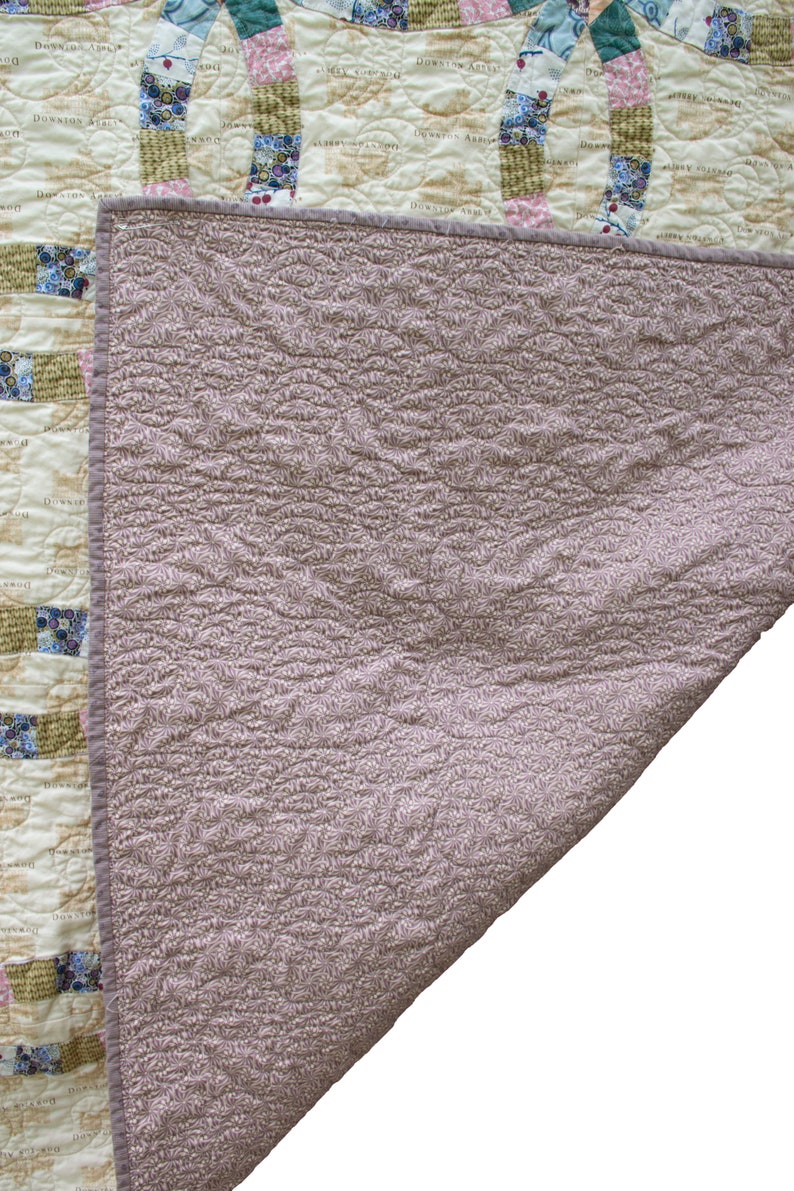 Double Wedding Ring Quilt Queen Size Etsy