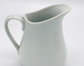 Vintage White Ironstone China Small Pitcher 5.5 quot - Chip Free