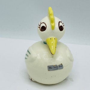 Vintage 1940's Mr. Jack Potts Chick Bank California Pottery Baby Gift image 2