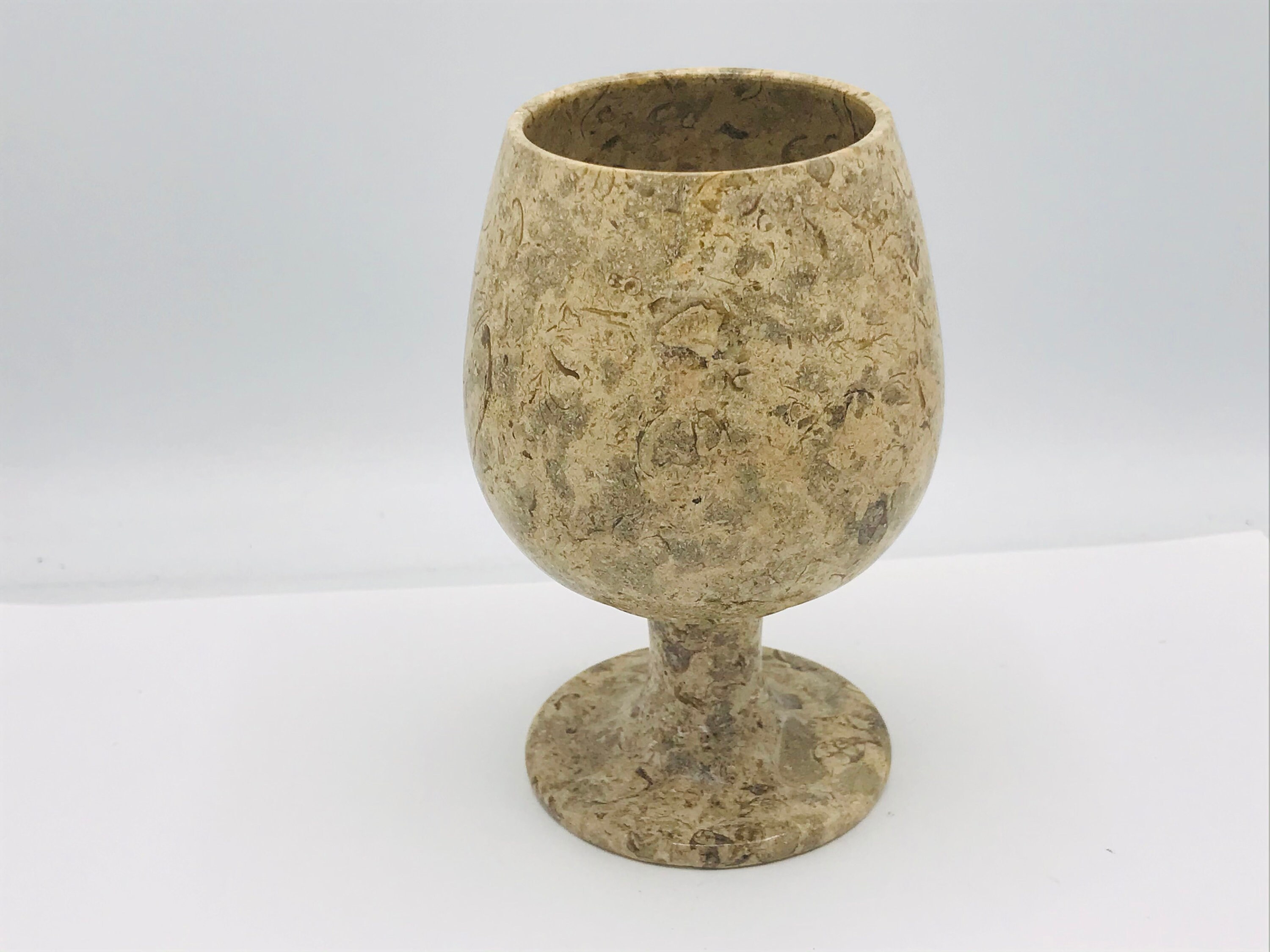 Drink & Barware Drinkware Pint Glasses Set of Six Vintage Fossil Marble ...