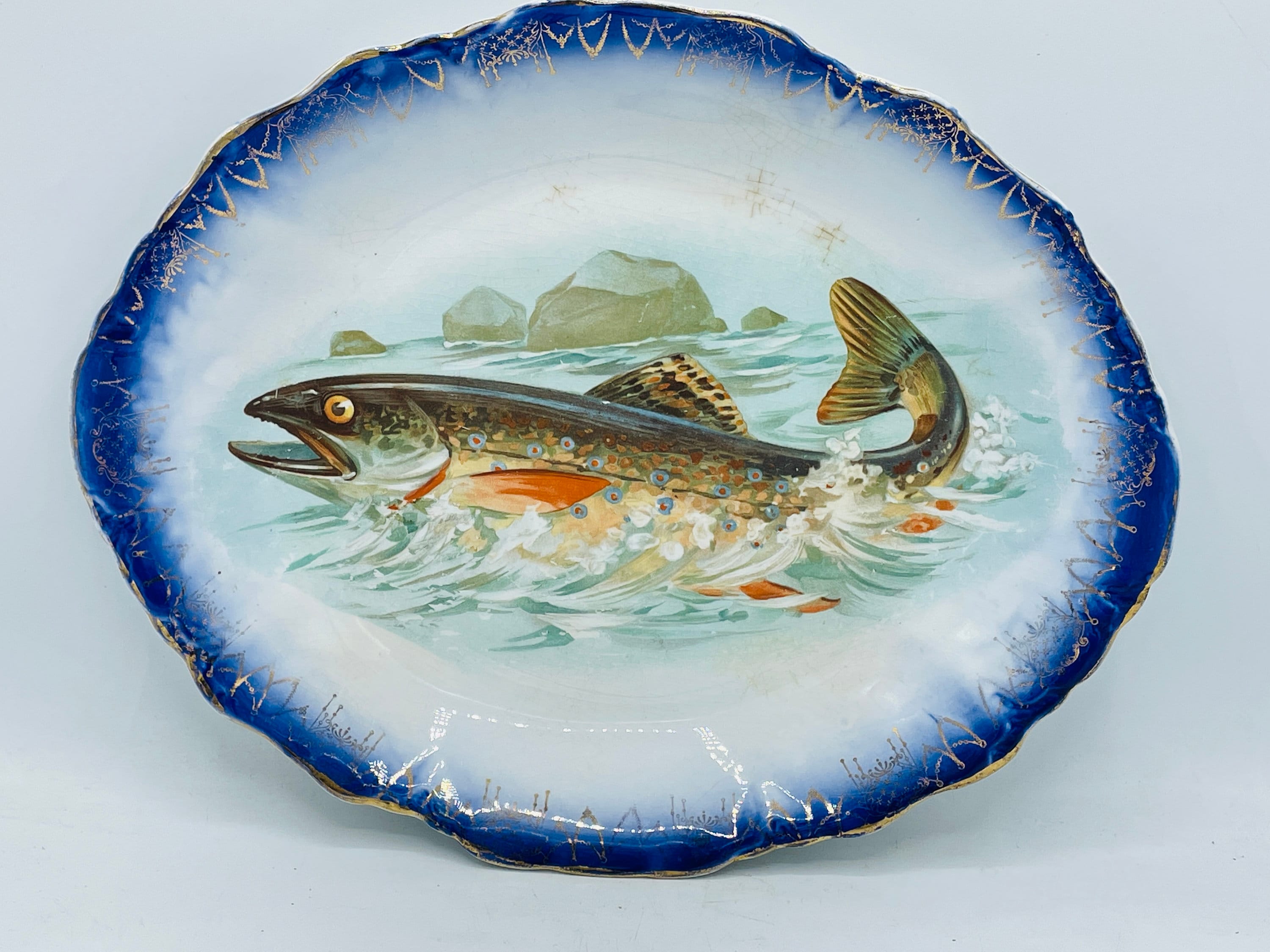 Antique Fish Plates