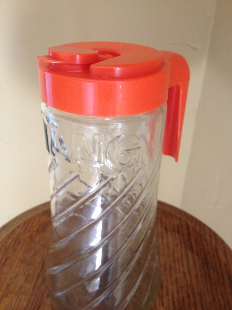 Vintage Anchor Hocking Tang Orange Juice Decanter With Flip Etsy