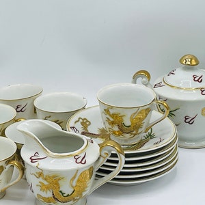 Noritake - 【希少】オールドニッポン 龍紋 ティーカップ ソーサー ドラゴン ぼかし 竜 Noritake - 【希少】オールドニッポン 龍紋 ティーカップ