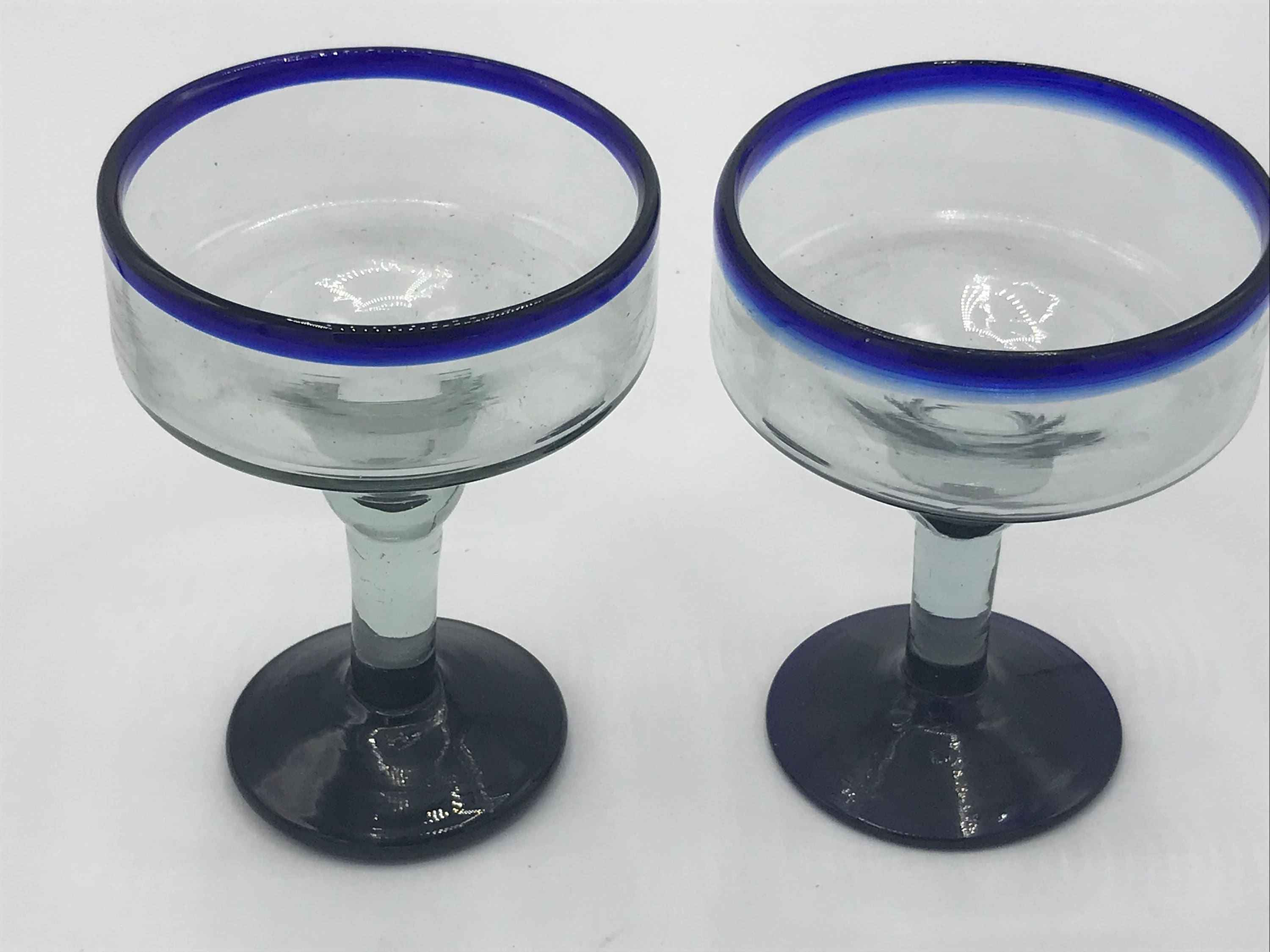 Bonito par 2 Hecho a mano soplado mexicano Margarita Vidrio Etsy España