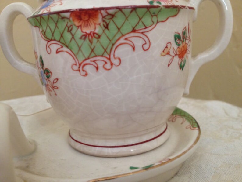 Lovely Vintage 4 Piece Floral Sugar Creamer and Tray Set With Etsy