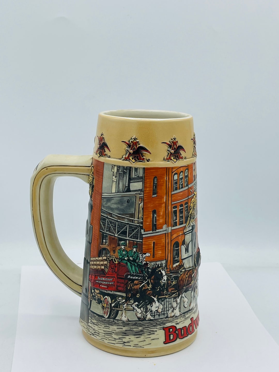 Vintage Anheuser Busch Budweiser Beer Stein St Louis Brew House Series ...