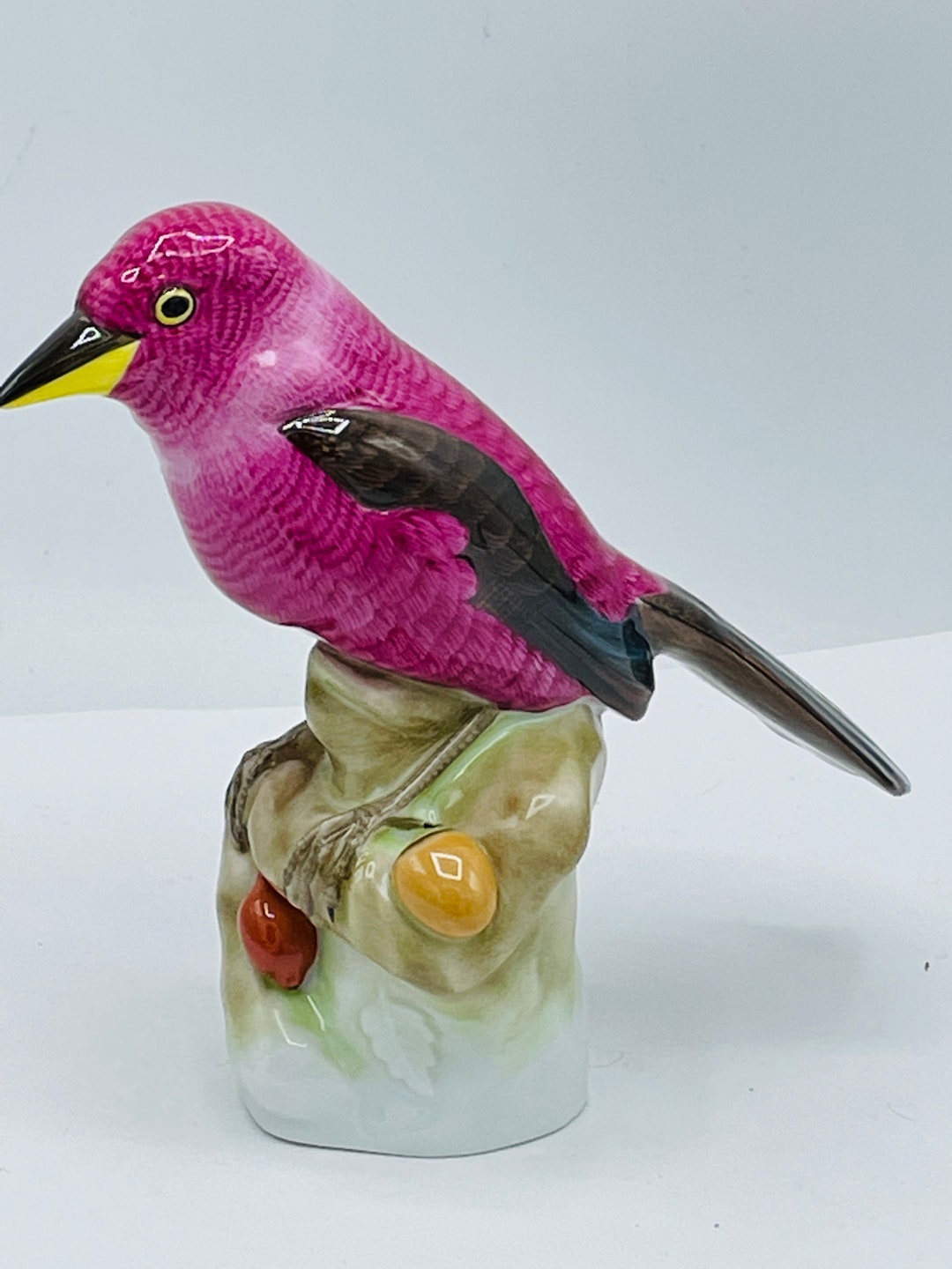 Vintage Herend Cardinal Hand Made Hungary 5.5 Rare Etsy