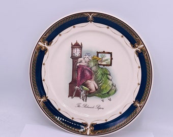 Art Collection by Arklow Decorative plate Made in Ireland "The Pickwick Papers" 10.5" Chip Free
