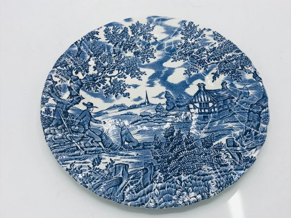 イギリスヴィンテージ MYOTT ハンター プレート カップ＆ソーサー 他 Vintage Myott Staffordshire the Hunter 7” Bread/dessert Plates