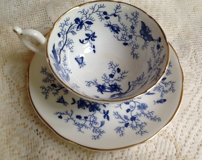 Vintage Lovely Coalport Fine Bone China Tea Cup and Saucer Set Etsy