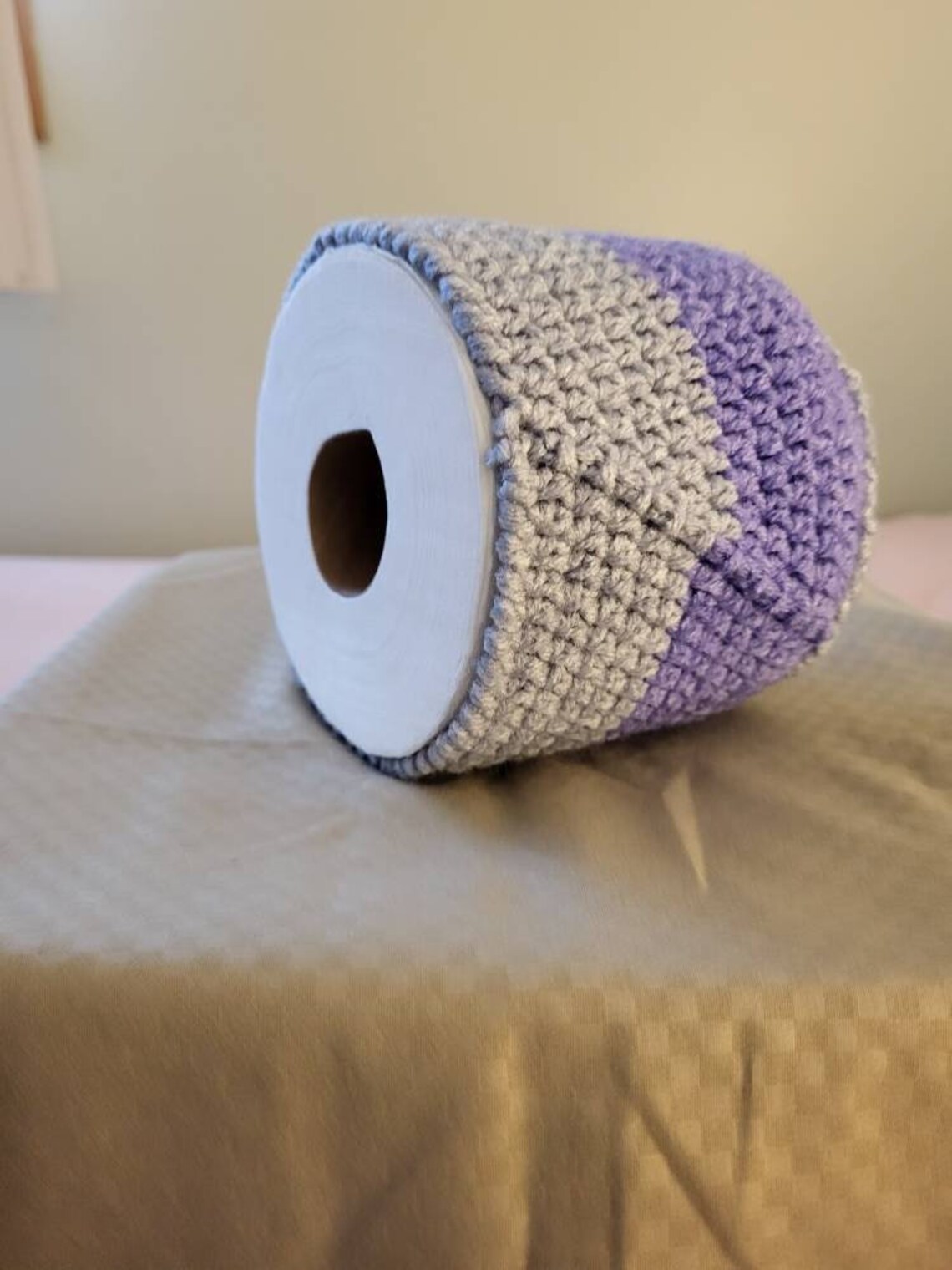 Purple Toilet Paper Cover Etsy