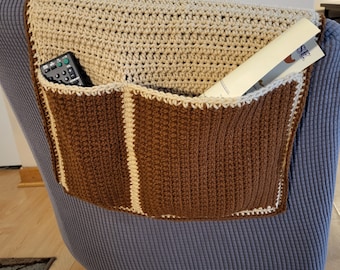Medium Brown Arm Chair Caddy