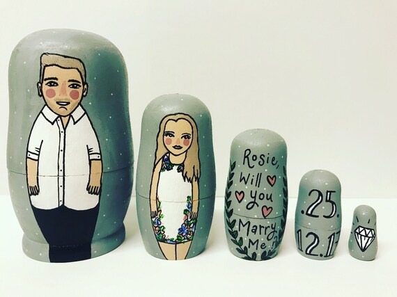personalised nesting dolls